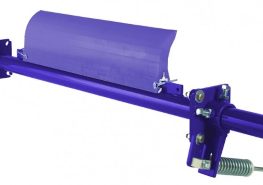 Conveyor belt scrapers top